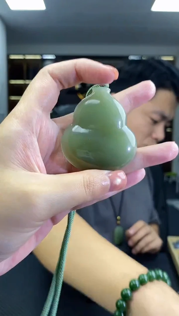 颈饰未镶嵌和田玉葫芦吊坠清货4
