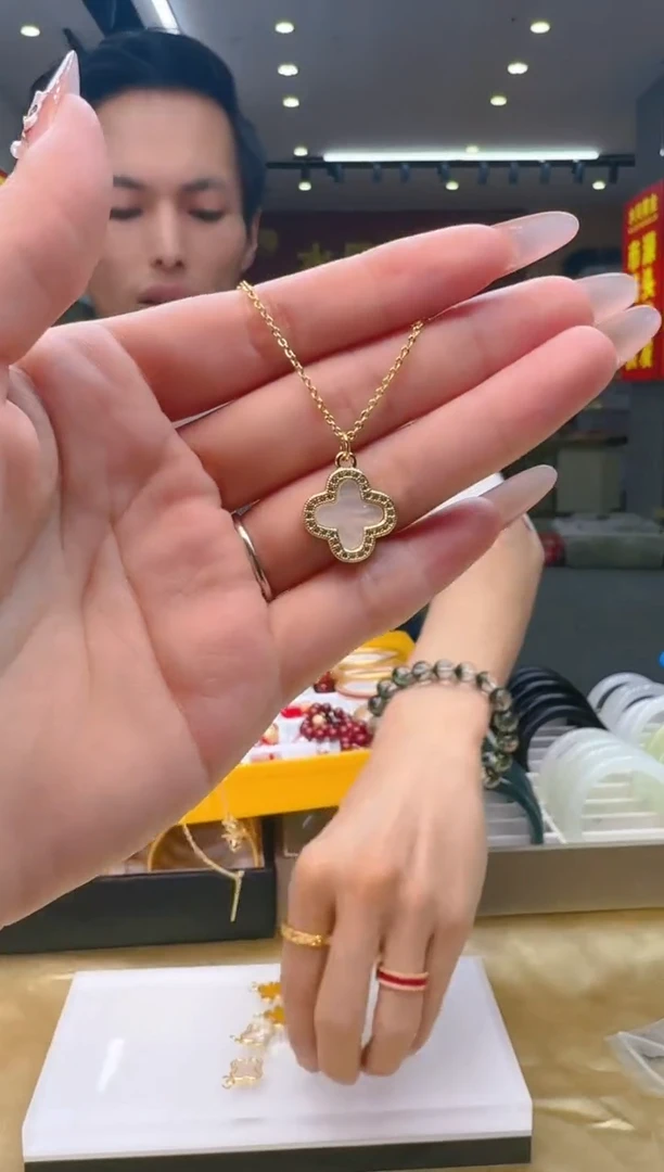 【闪购商品】贝壳（贝母）项链银S925镶嵌【SG】0118008