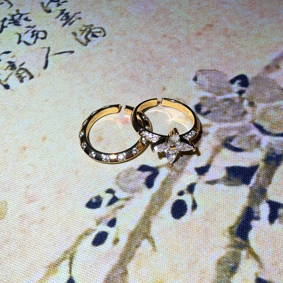 [南非甄选】NFZX 高端定制 LC-1390 DIY套链【闪耀星辰白色戒指套装