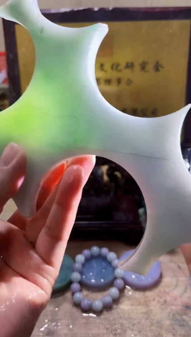 未镶嵌挂件翡翠A货常星7814