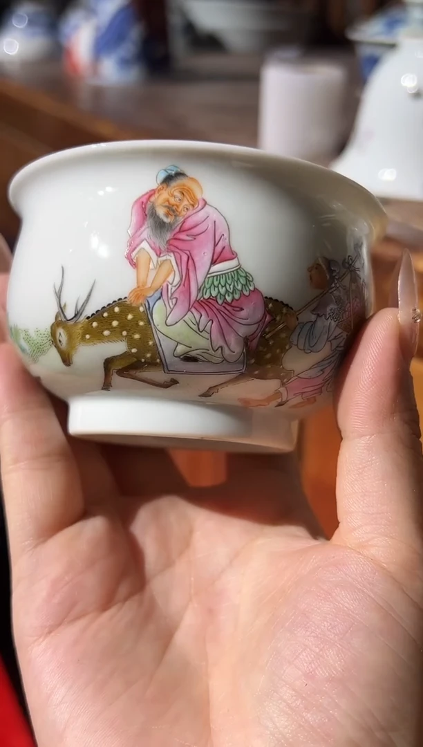 瓷片景德镇瓷器茶器茶杯