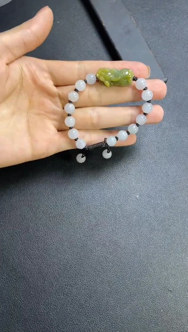 【闪购商品】翡翠手链未镶嵌貔貅手绳
