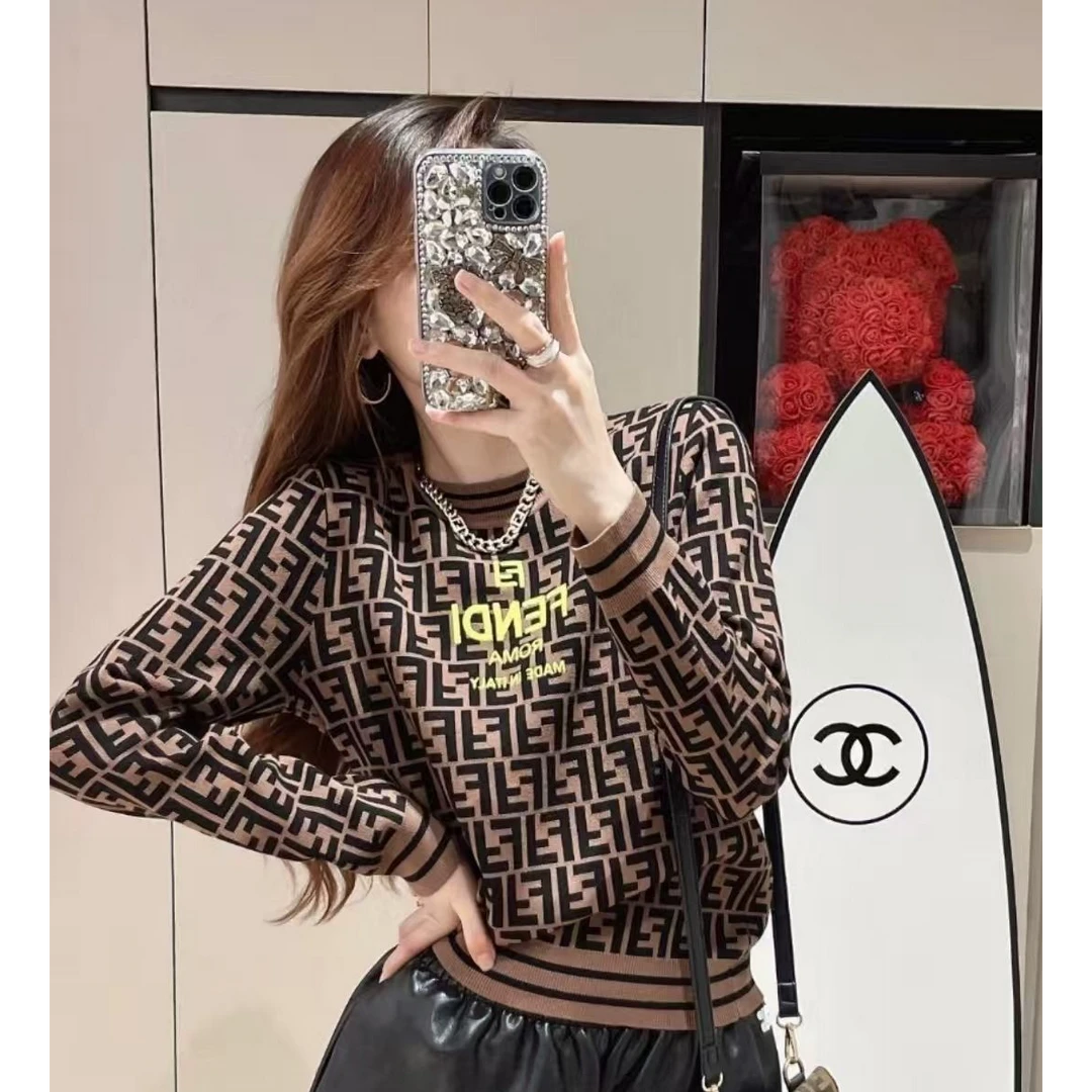 全新未使用 FENDI/芬迪 双双臻选/as00166/芬迪卫衣/12A