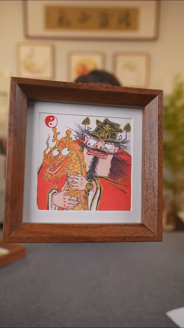 横款鹿鸣现代美术馆-岳倚竹老师作品