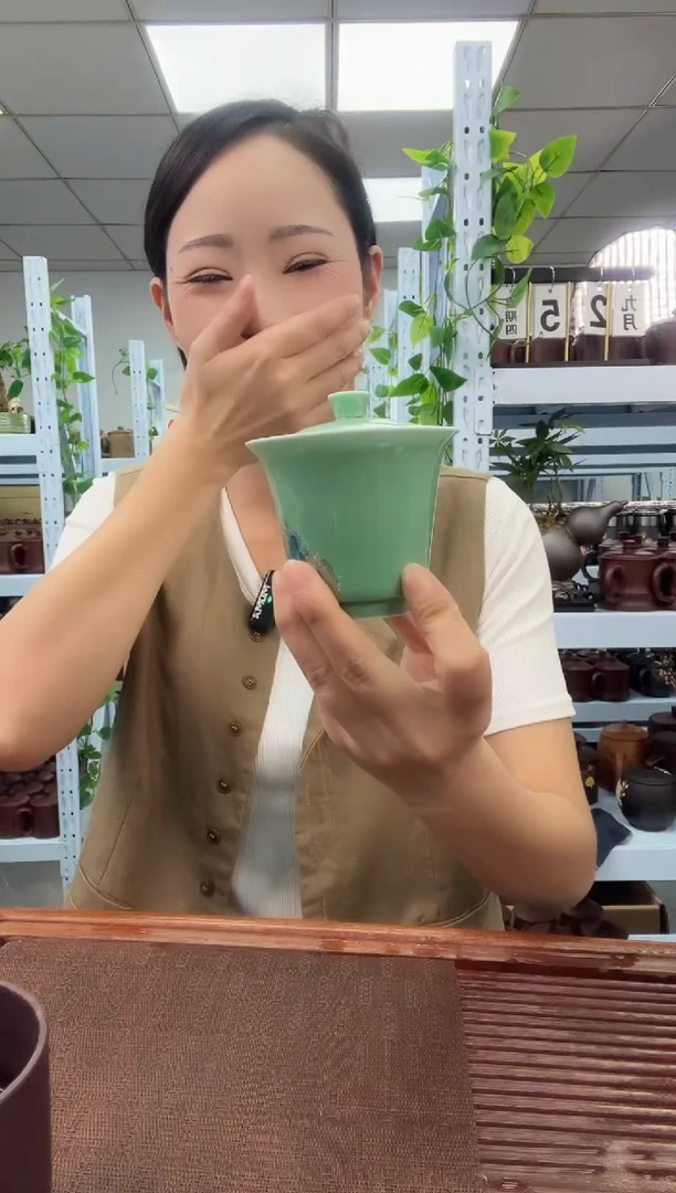 宜兴原矿紫砂全手工盖杯