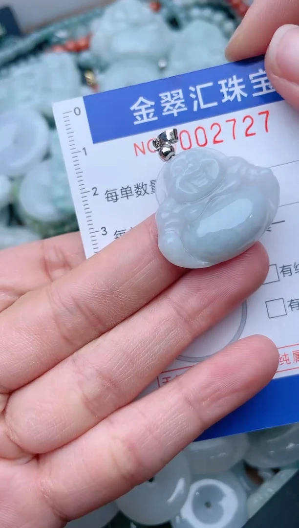 翡翠未镶嵌颈饰2727