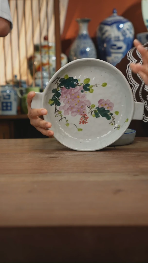 现代 景德镇设计师釉下手绘陶瓷餐具