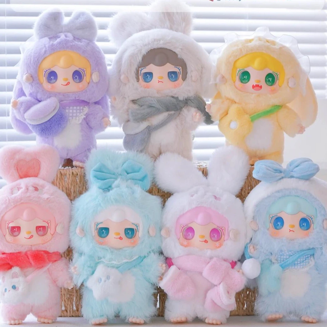 【拆盒】YOOKI氧氧三代温暖小兔系列毛绒玩具潮流盲盒公仔手办收藏