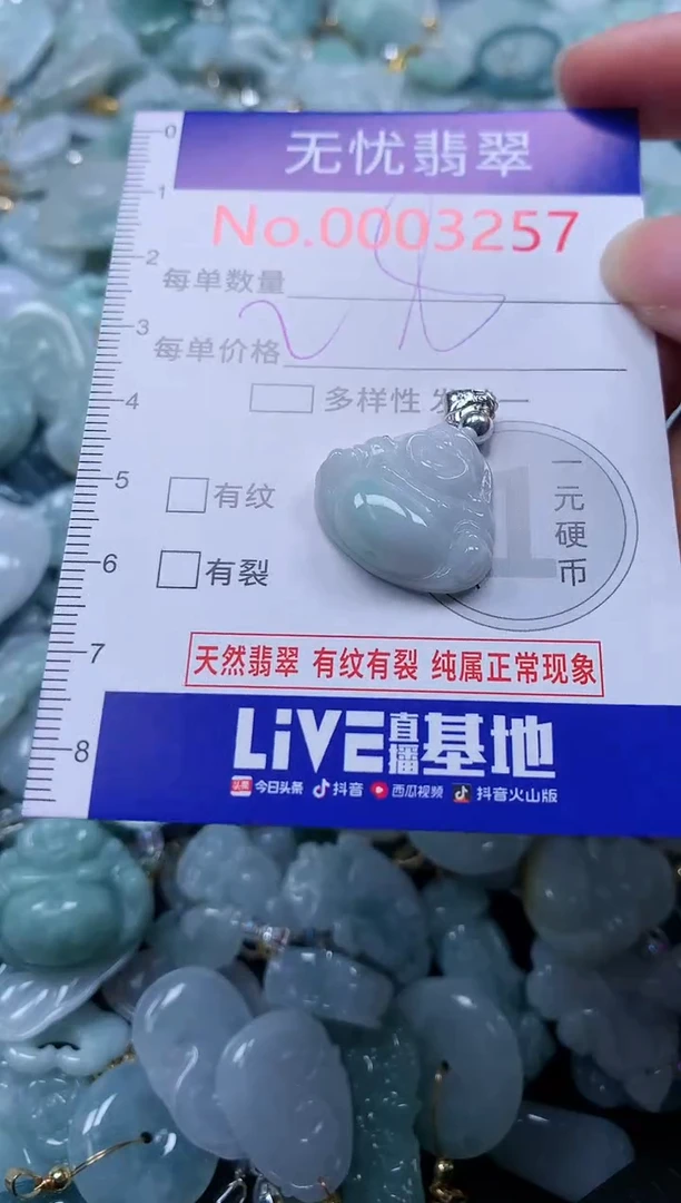 颈饰未镶嵌翡翠3257
