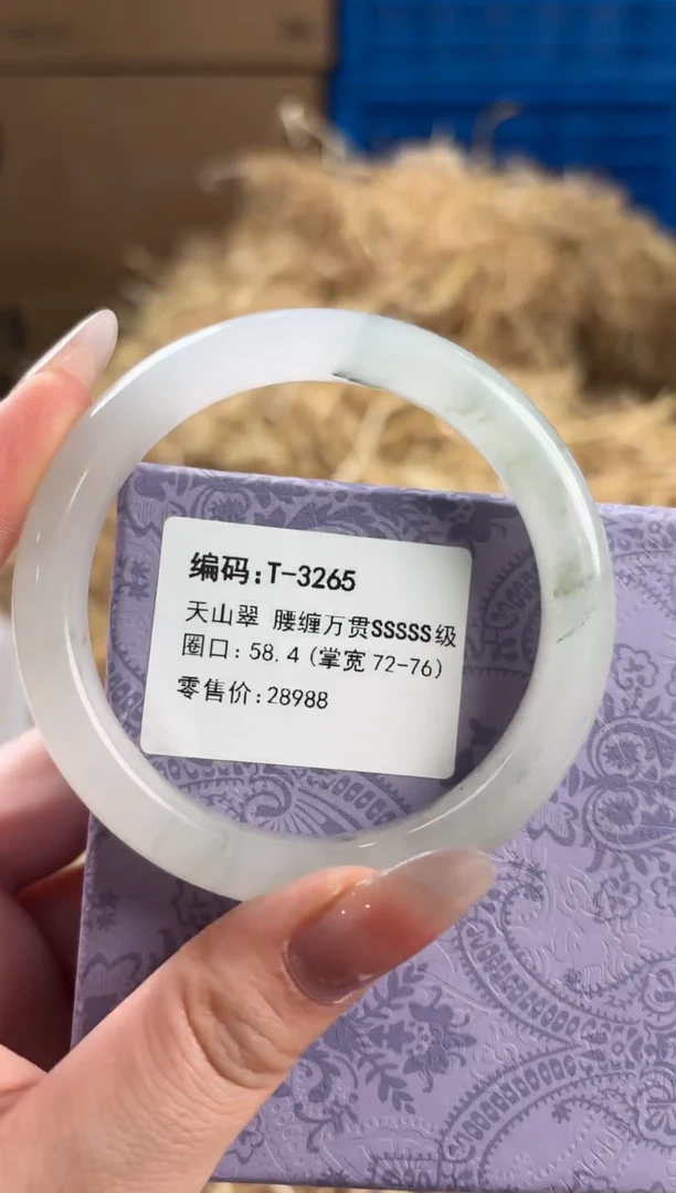 未镶嵌手镯石英质玉T-3265