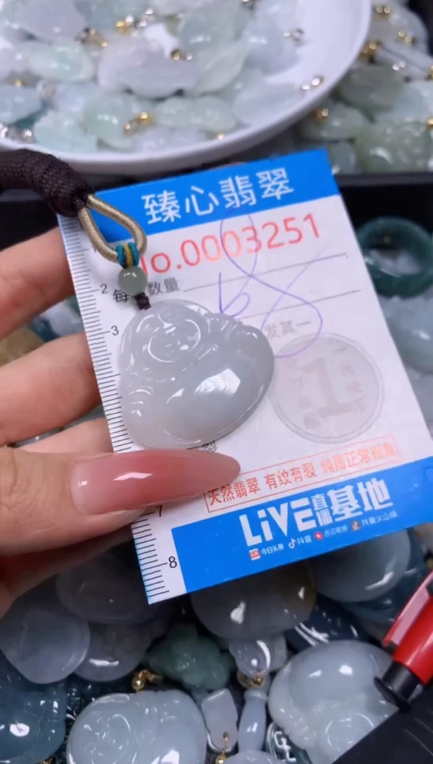【闪购商品】翡翠颈饰未镶嵌含绳0003251