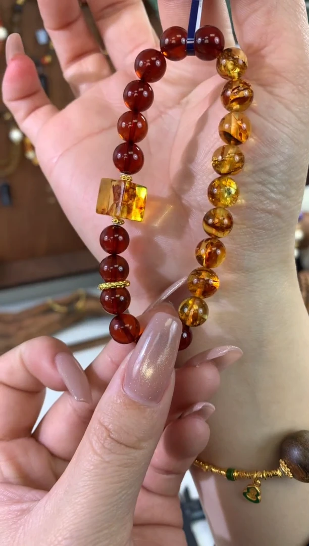 【闪购商品】琥珀手串未镶嵌 琥珀 手串 未镶嵌