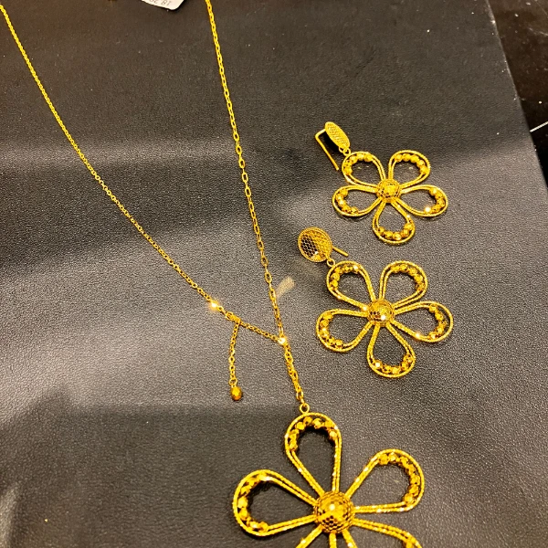 【2号货】放心黄金店 足金999套链18.28克(货号60）