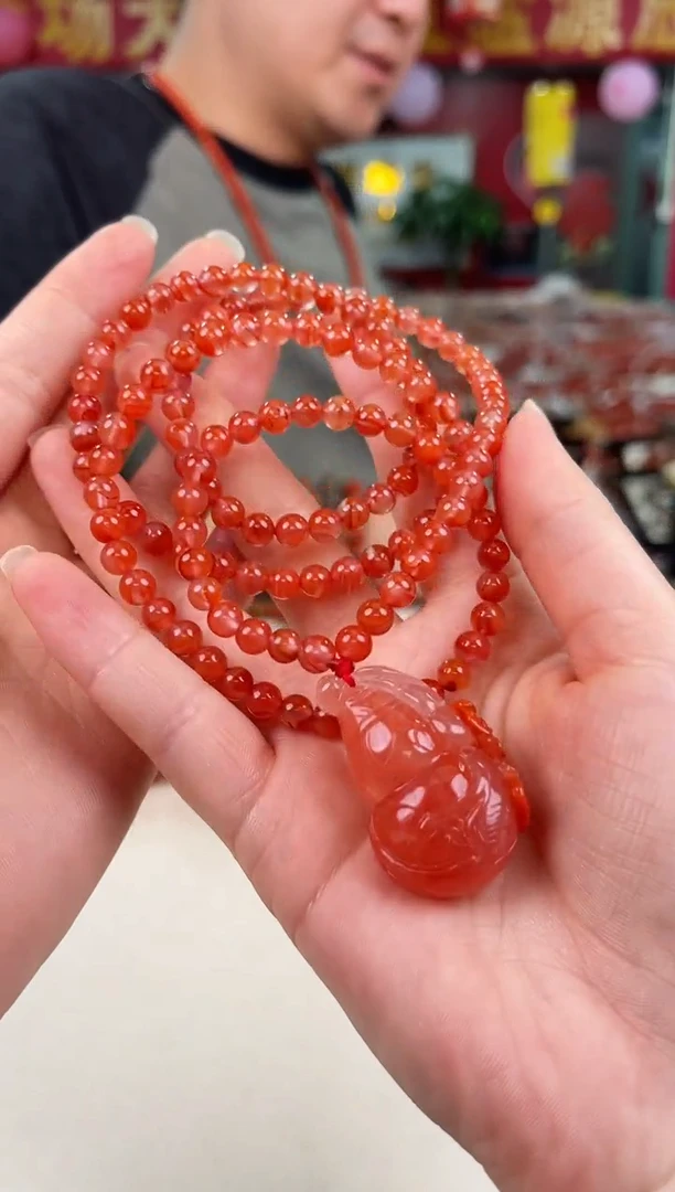 未镶嵌冰飘diy毛衣链5+南红玛瑙?****?一个/条