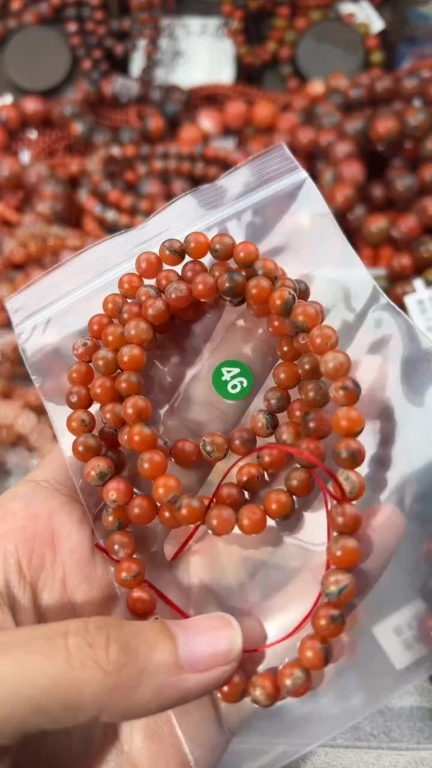 南红玛瑙手串未镶嵌7