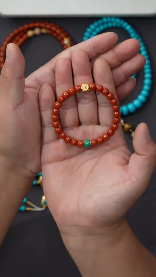 南红玛瑙手串未镶嵌南红手串