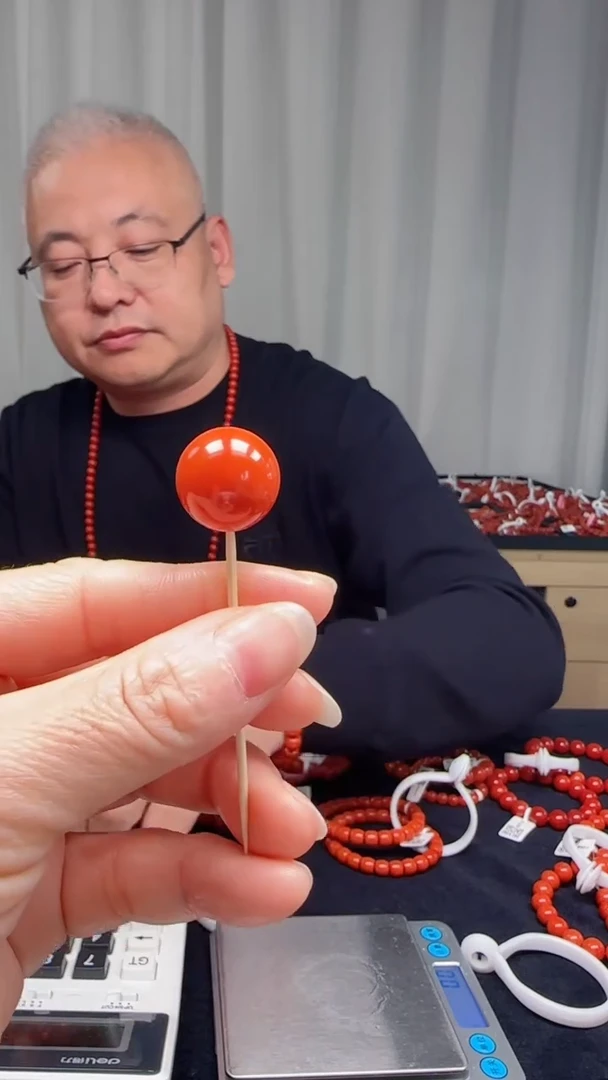 未镶嵌多样性发一件南红玛瑙17.6mm保山单珠