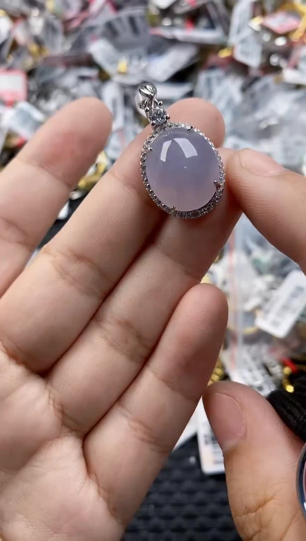 翡翠戒指银S925镶嵌8888     4