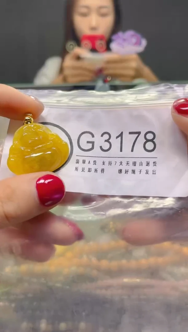 颈饰未镶嵌翡翠/G/翡翠A货，一件也是批发价