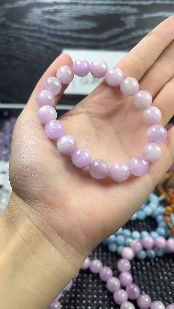 未镶嵌手串水晶紫离灰