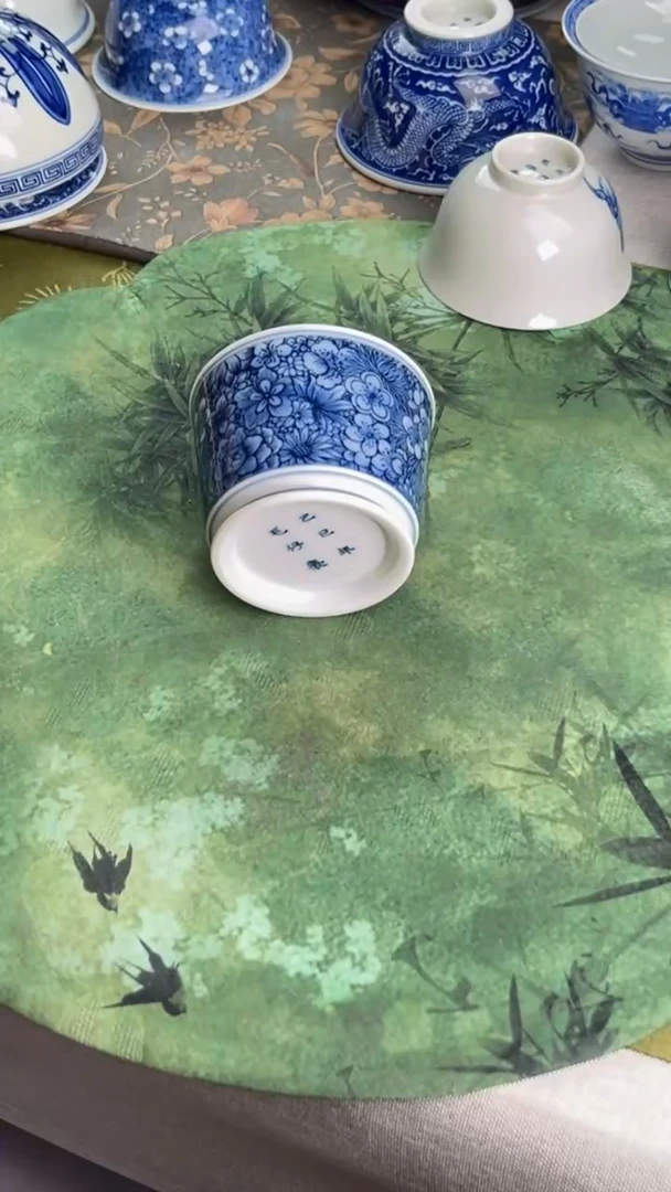 瓷片景德镇毛仔柴窑杯