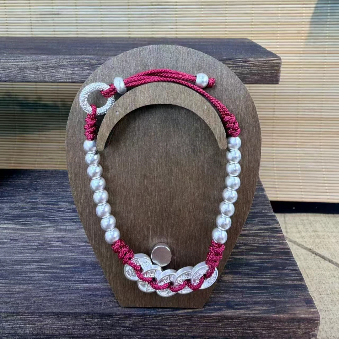 【清仓专属】轻职风女原创设计古法五钱币珠珠 喜庆生肖挂饰618