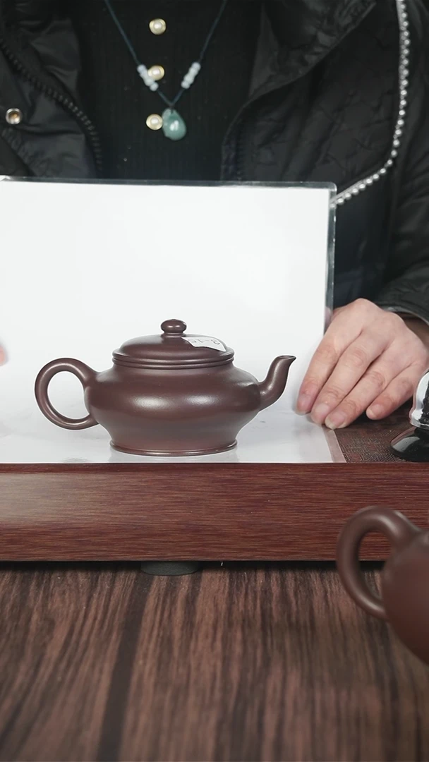 【闪购商品】紫砂茶壶战旗  扁笑樱