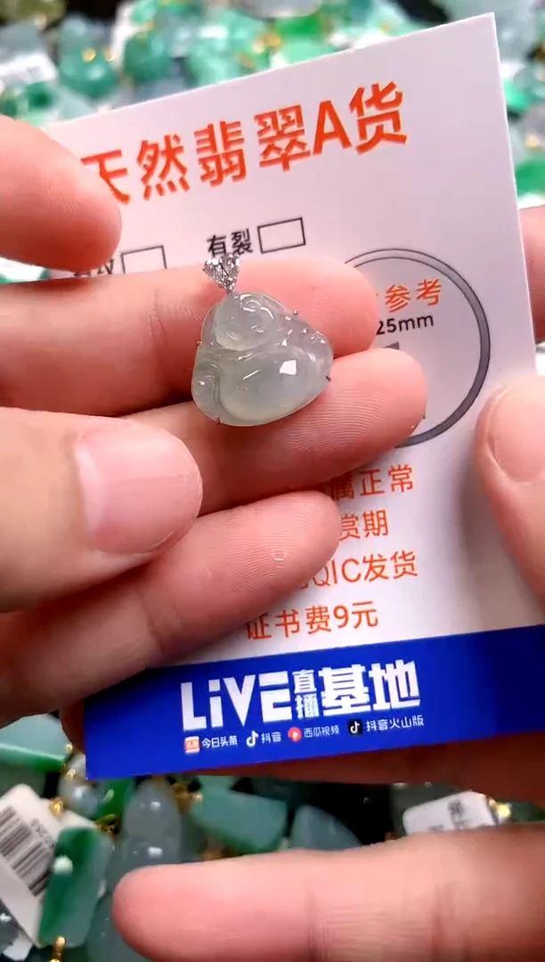 颈饰18K金镶嵌翡翠0147409343