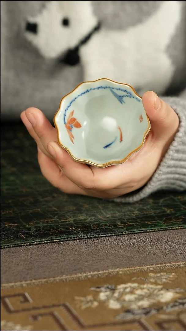 善窑厂窑牡丹主人杯