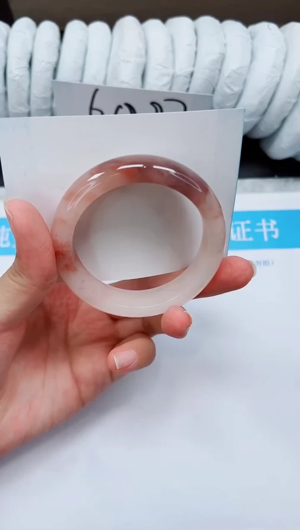 未镶嵌手镯石英质玉T111-54.7