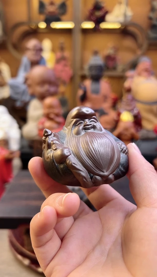 紫砂茶宠器闵紫砂茶宠摆件