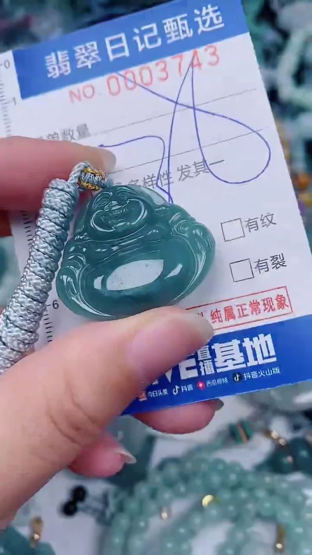 翡翠未镶嵌颈饰00003743