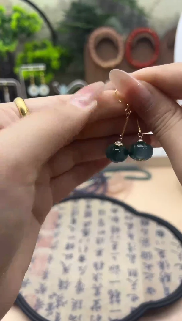 未镶嵌翡翠耳饰219