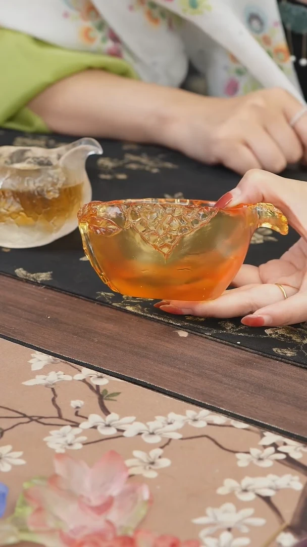 手工艺品琉璃顺****理黄色石榴公道