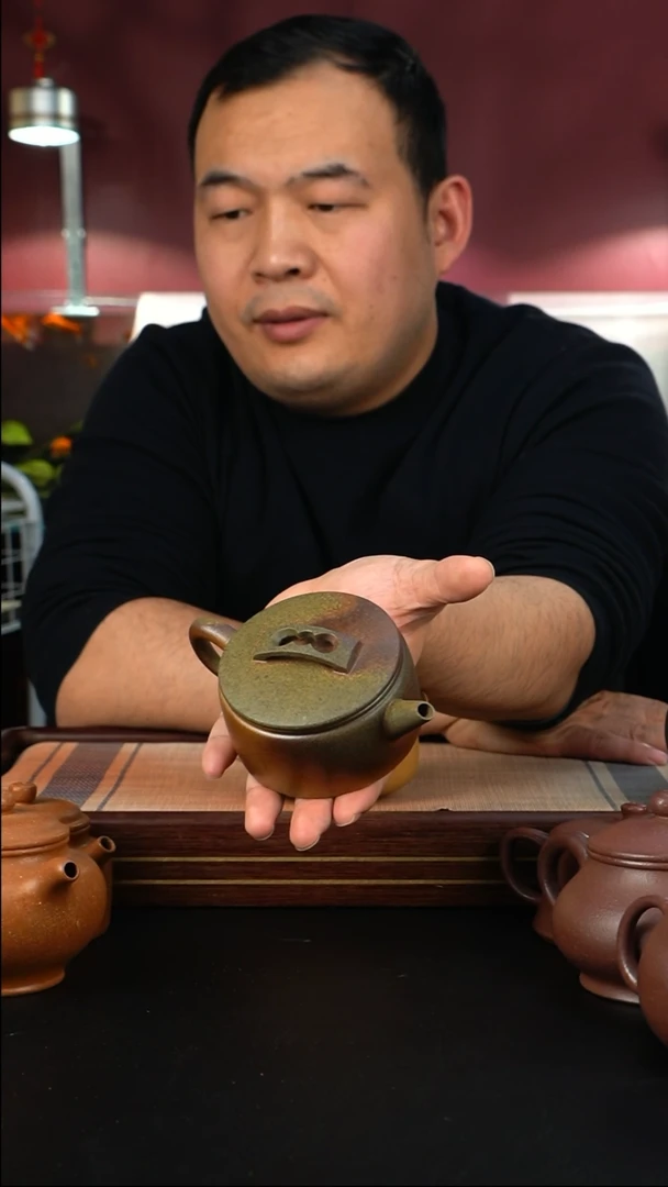 【闪购商品】紫砂茶壶柴烧黄金段汉瓦