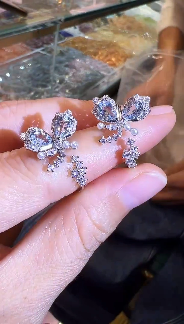 银S925镶嵌戒圈海蓝宝石1214m061多样性发其一