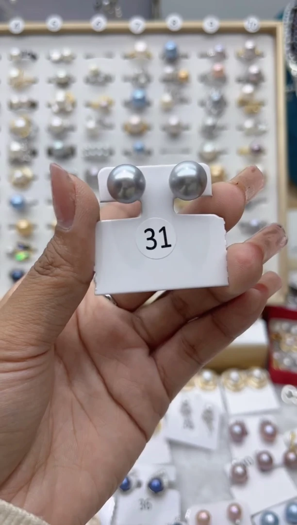 【闪购商品】淡水珍珠耳饰合金0.0