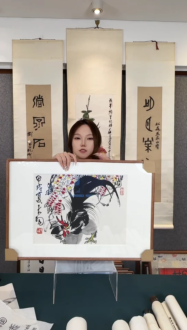 国画老师手绘作品