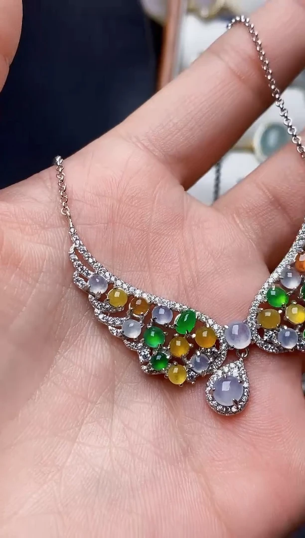 银S925镶嵌戒指翡翠0771