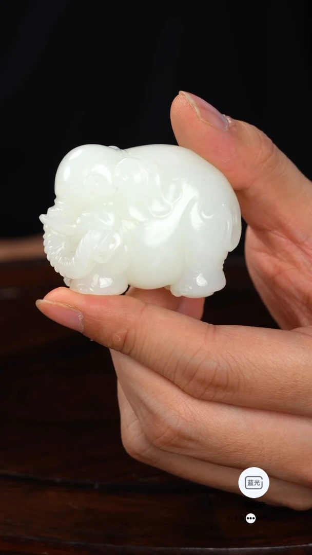 未镶嵌和田玉把件ʚ*ɞ太平有象