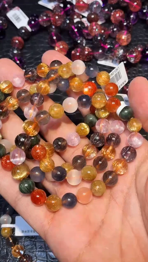 未镶嵌手链水晶多宝单圈A8（多样性发其一）