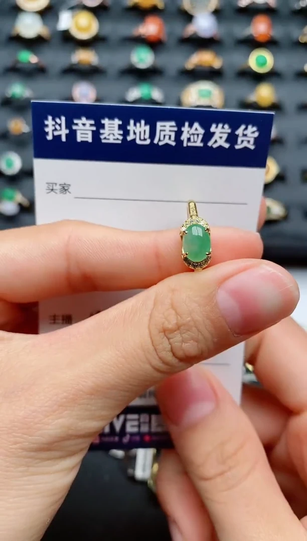 【闪购商品】翡翠戒指银S925镶嵌............