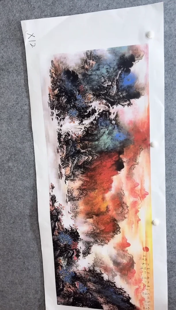 国画我***。九霄甄选国画作品x12