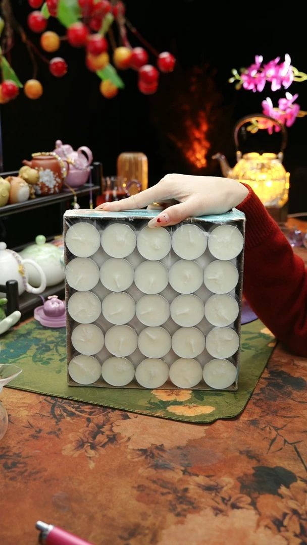 【闪购商品】植物蜡烛4小时100颗茶蜡烛