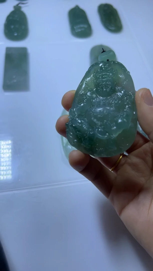 【闪购商品】定制翡翠未镶嵌黄财神