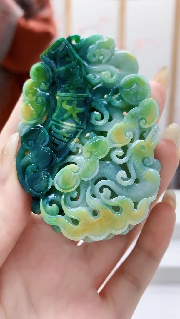 未镶嵌定制翡翠4829jw-毛货挂件197