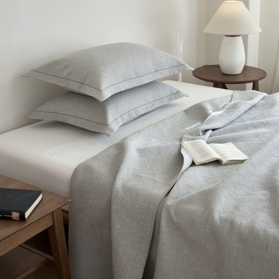 轻奢 恒温 保暖 四季款 棉麻三件套