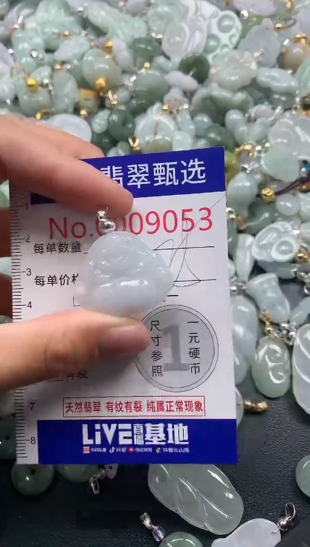 吊坠(不含链)未镶嵌翡翠9053