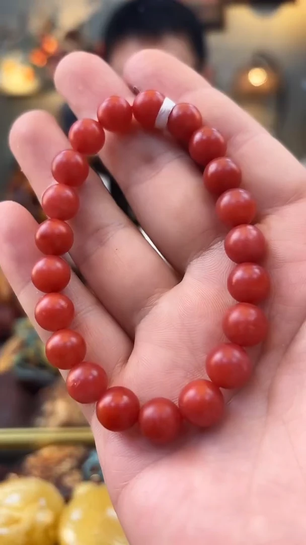 手串未镶嵌南红玛瑙手串