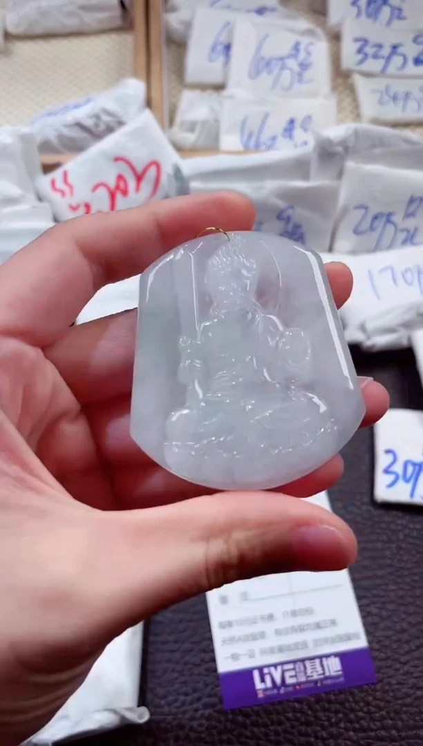 翡翠未镶嵌颈饰00004063